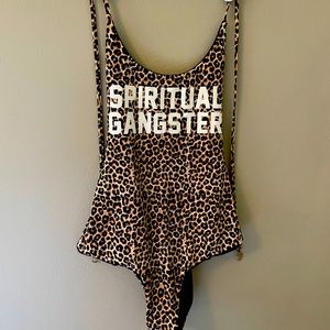 Spiritual Gangster Leopard One-Piece